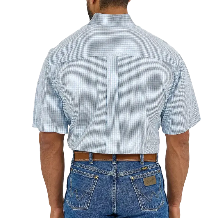 Wrangler George Strait Button White Blue