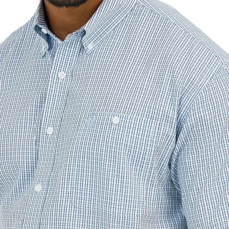 Wrangler George Strait Button White Blue