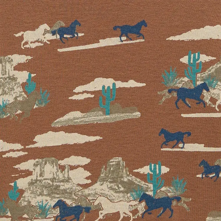 Wrangler Infant Horse Knit Bodysuit Brown