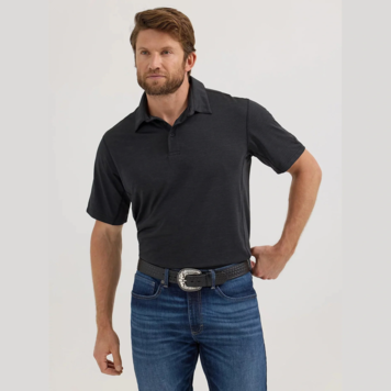 Wrangler Performance Polo Black