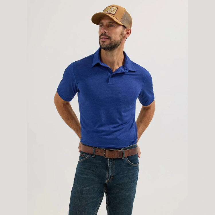 Wrangler Performance Polo Navy