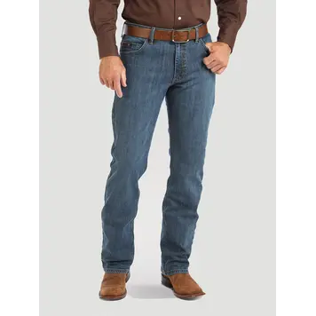 Wrangler 20X 02 Active Flex Slim Fit Jean Stone Blue