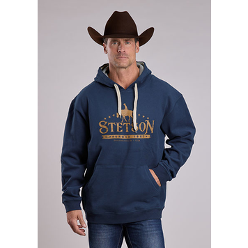 Stetson Founded In 1865 Hoodie Navy