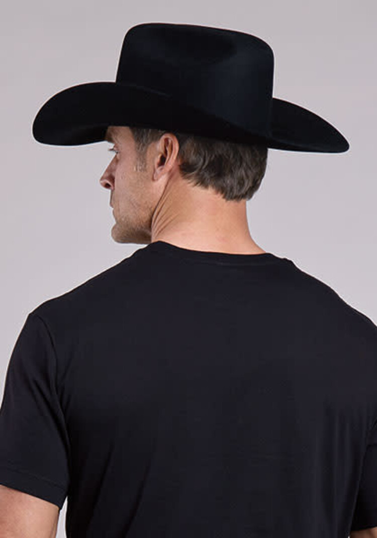 Stetson Cowboy Roping Rider Tee Black