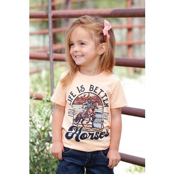 Cruel Denim Toddler Fast Horses Tee