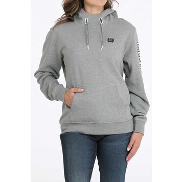 Cinch Arm Logo Hoodie Grey