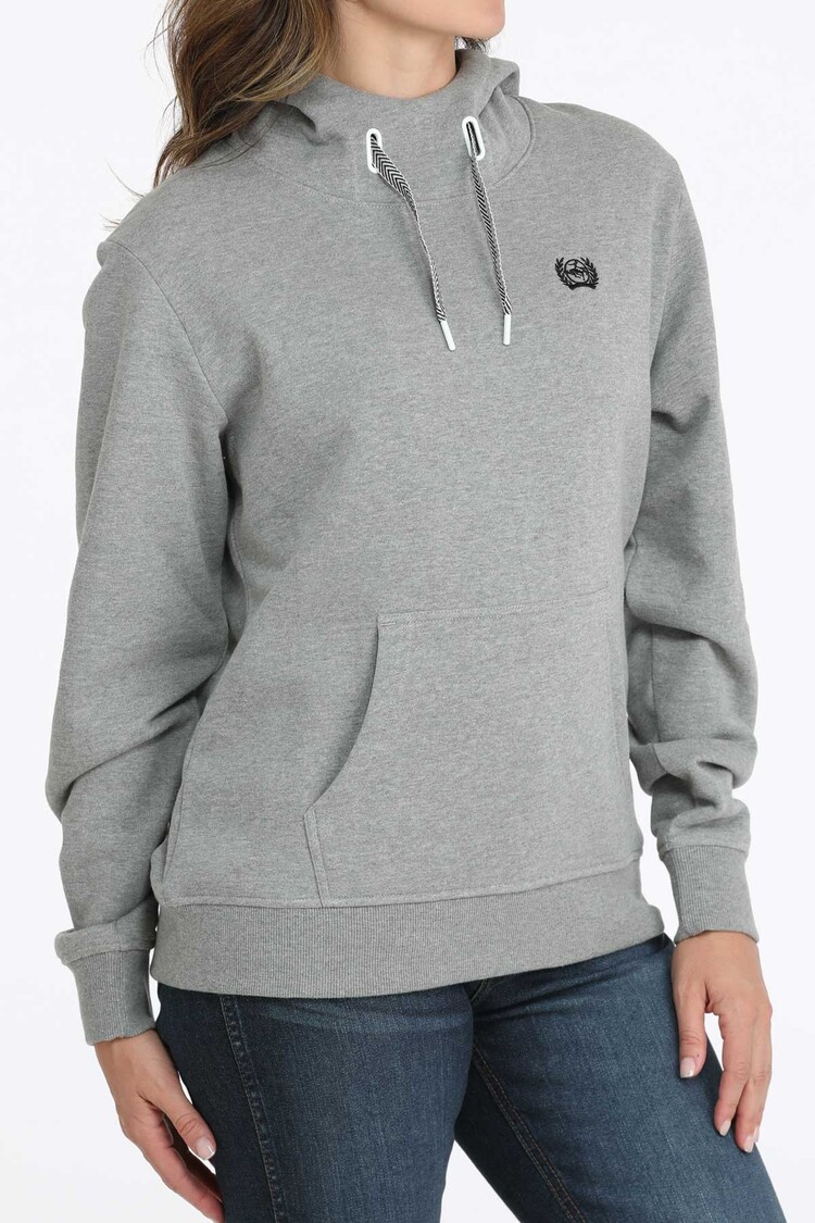 Cinch Arm Logo Hoodie Grey