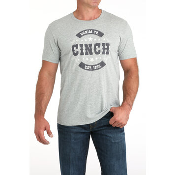 Cinch Denim Co Graphic Tee Grey