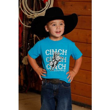 Cinch Toddler Triple C Cowboy Tee Teal