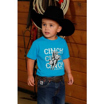 Cinch Infant Triple C Cowboy Tee Teal