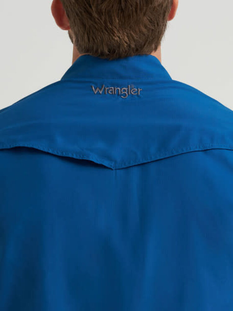 Wrangler Performance Snap Classic Fit Blue