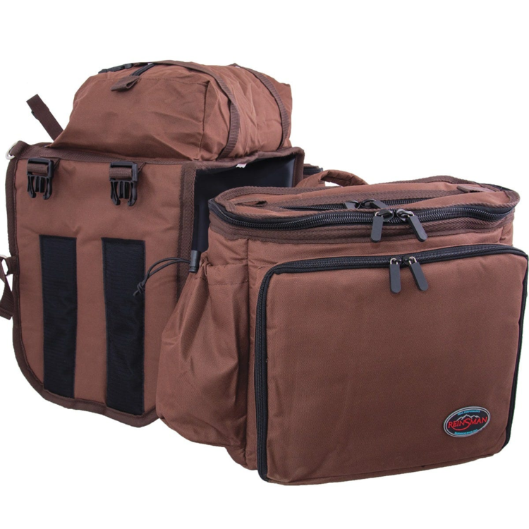 Reinsman Deluxe Insulated Cooler Saddle Bag Brown