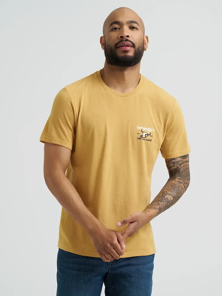 Wrangler Hector Tee Pale Gold