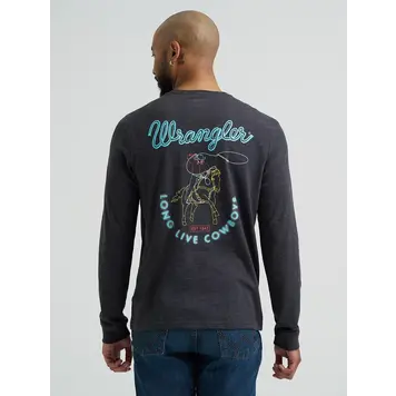 Wrangler Ready To Ride Tee Caviar Heather