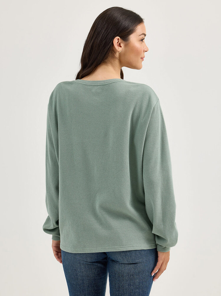 Wrangler Howdy Girlfriend Fit Tee Chinois Green