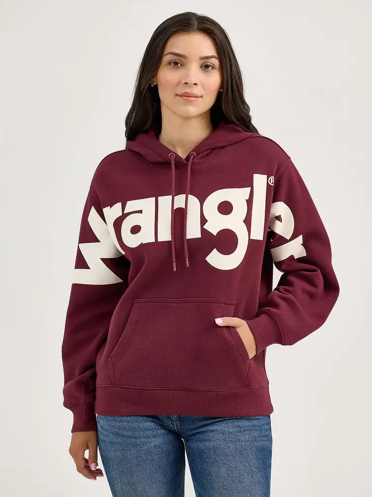 Wrangler Bold Logo Hoodie Port