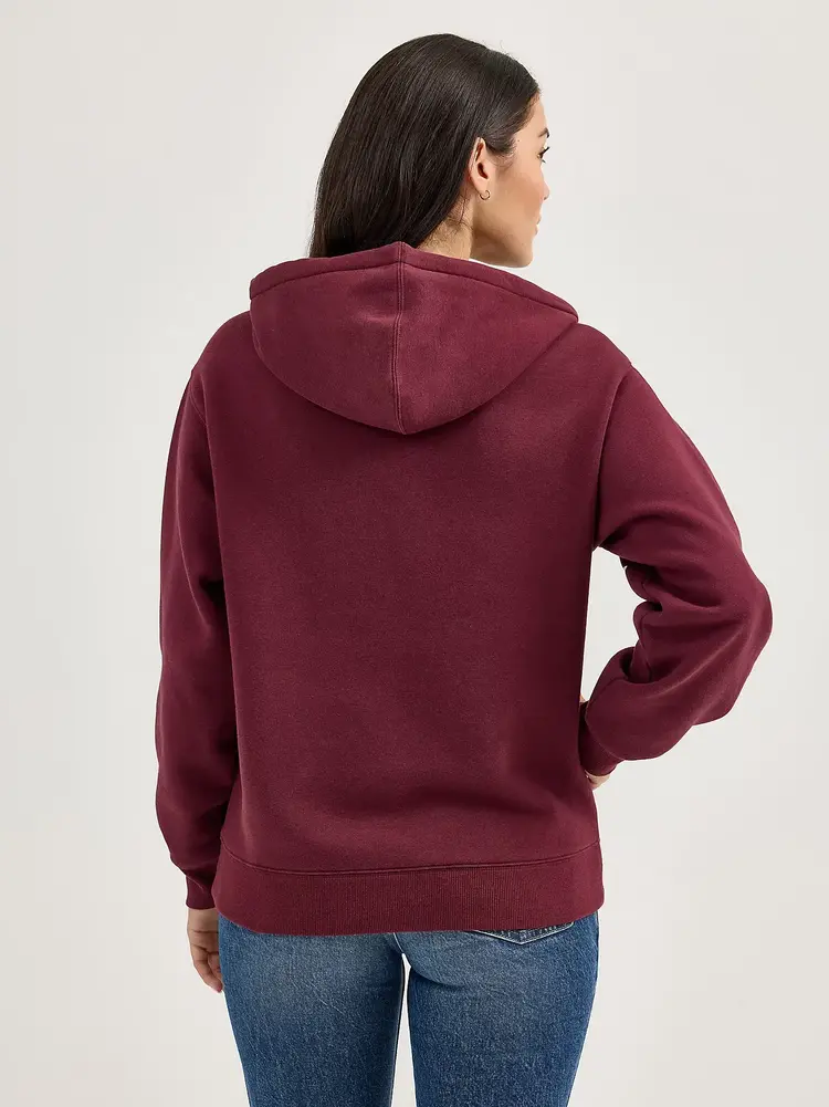 Wrangler Bold Logo Hoodie Port
