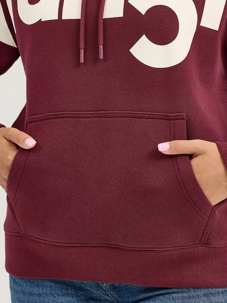 Wrangler Bold Logo Hoodie Port