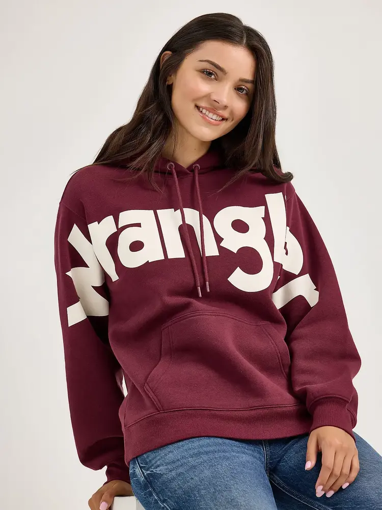 Wrangler Bold Logo Hoodie Port