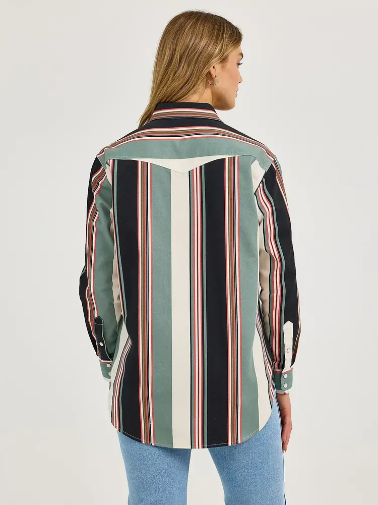 Wrangler Brushpopper Boyfriend Fit Snap