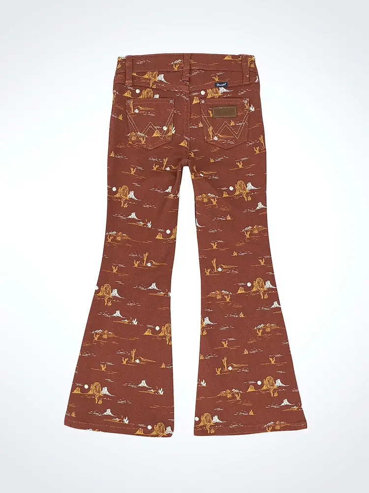 Wrangler Youth Desert Print Flare Jean Mila