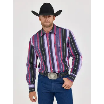 Wrangler Brushpopper Snap Purple Showdown