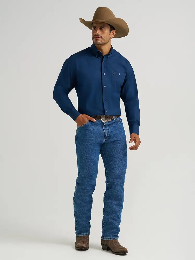 Wrangler George Strait Button Down Navy