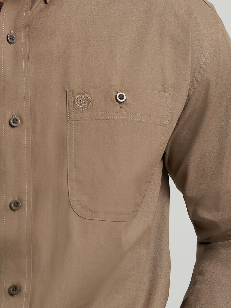 Wrangler George Strait Button Down Walnut
