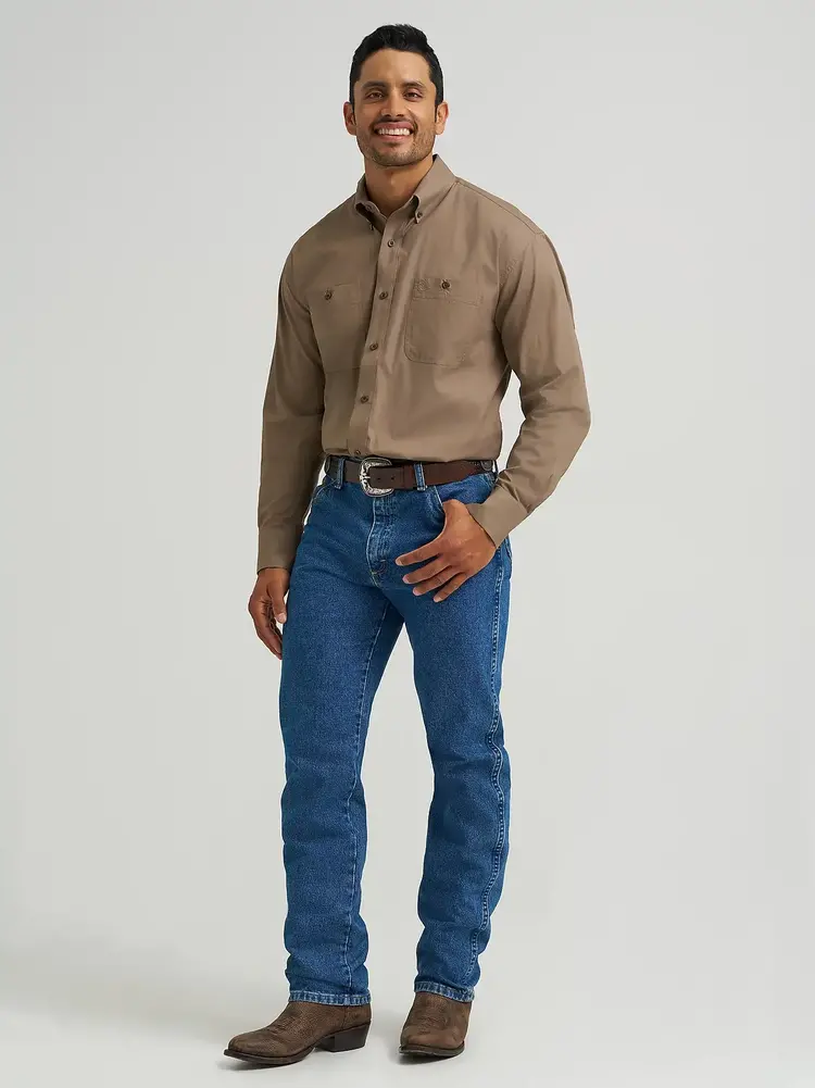 Wrangler George Strait Button Down Walnut