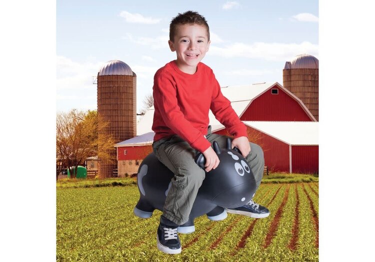 Farm Hoppers Jumping Animals Black Cow