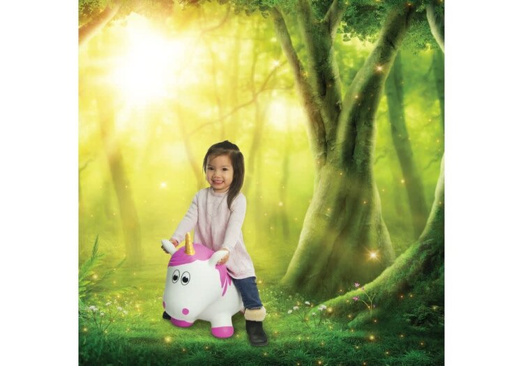 Farm Hoppers Jumping Animals Pink Unicorn