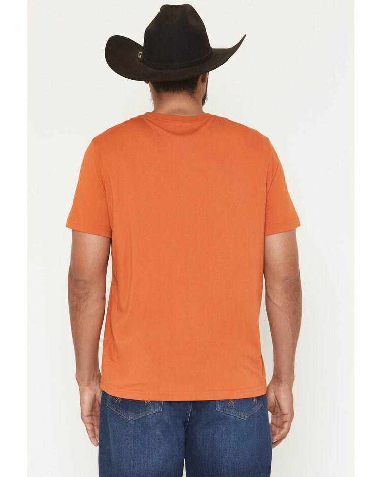 Rock & Roll Denim Bronco Rider Tee Orange
