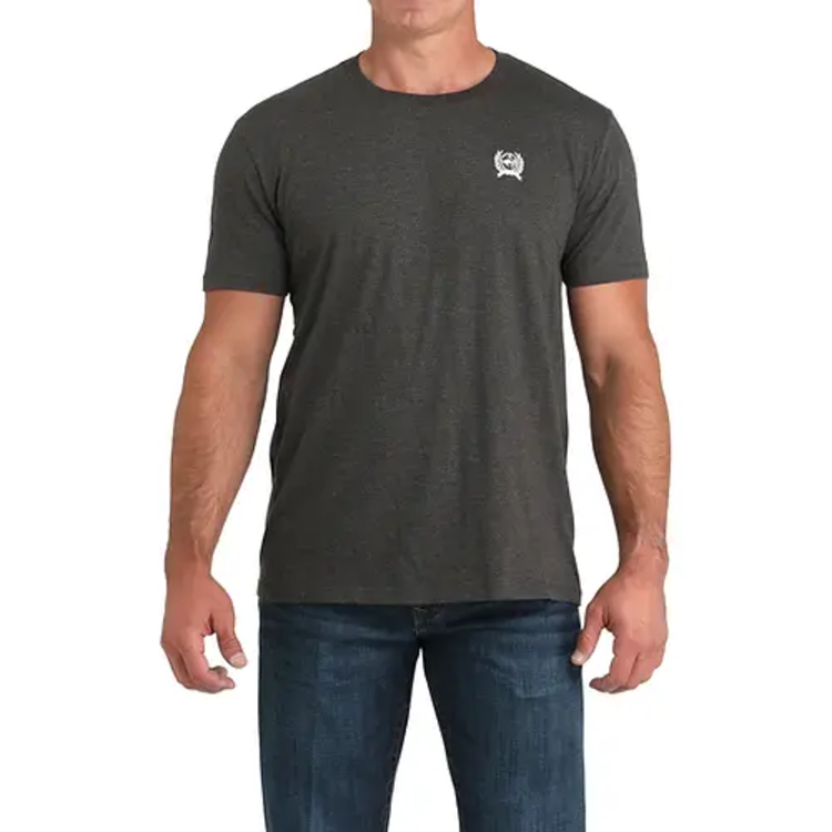 Cinch Classic Graphic Logo Tee Charcoal