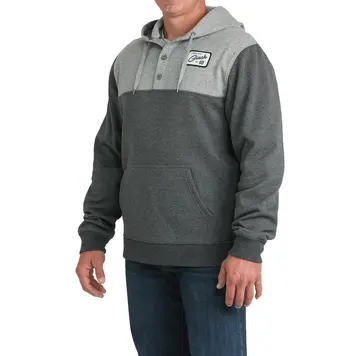 Cinch 1/4 Button Down Hooded Pullover