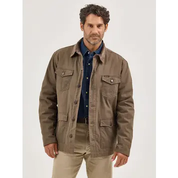 Wrangler Lined Canvas Barn Coat