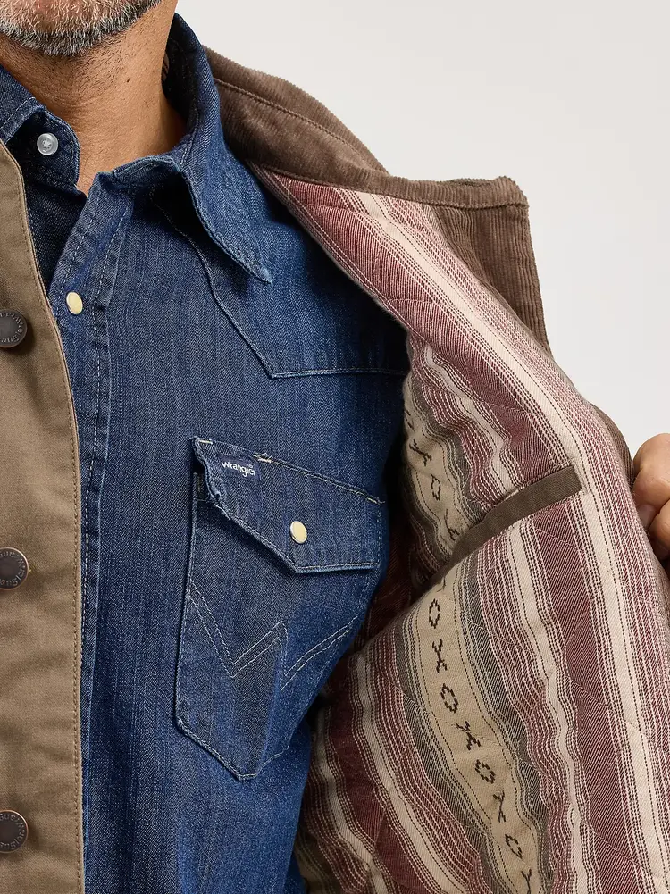 Wrangler Lined Canvas Barn Coat
