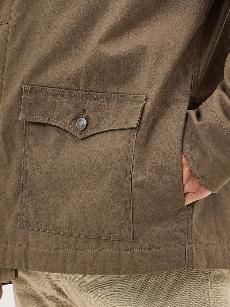 Wrangler Lined Canvas Barn Coat