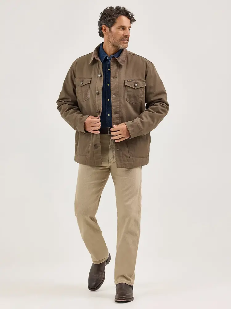 Wrangler Lined Canvas Barn Coat