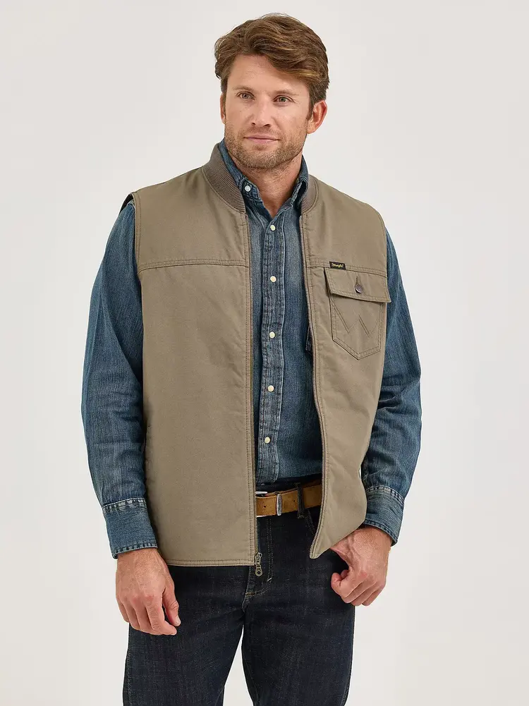 Wrangler Quilt Lined Rancher Vest