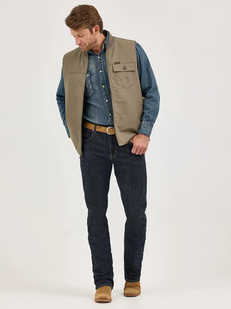 Wrangler Quilt Lined Rancher Vest