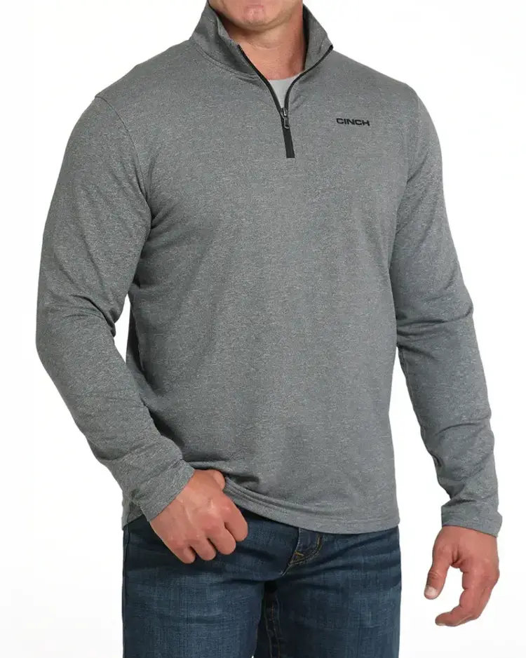 Cinch Arenaflex 1/4 Zip Pullover Charcoal