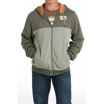 Cinch Full Zip Hoodie Olive
