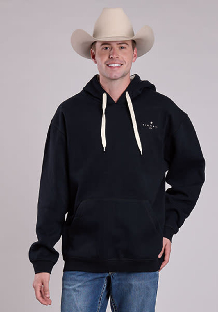 Tin Haul Embroidered Logo Hoodie Black