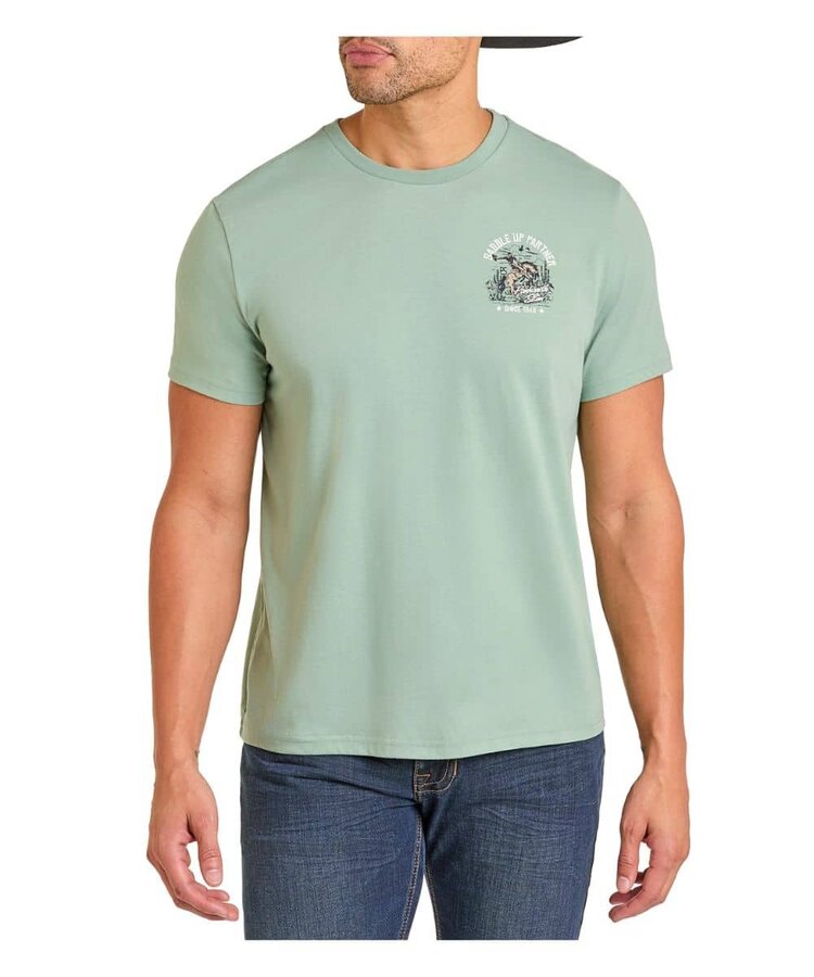 Panhandle Western Wear Saddle Up Graphic Tee Jade