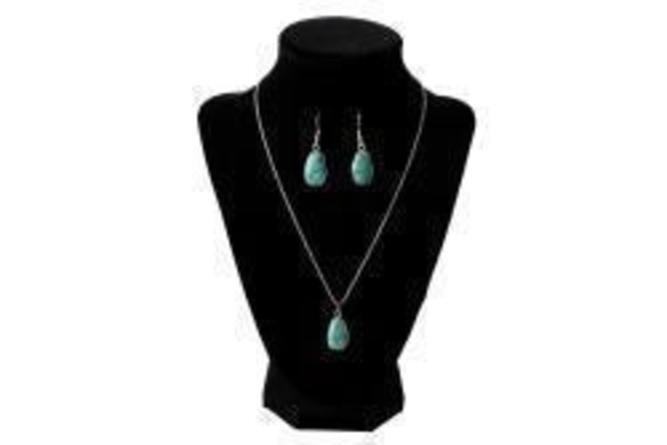 Blazin Roxx Turquoise Stone Jewelry Set