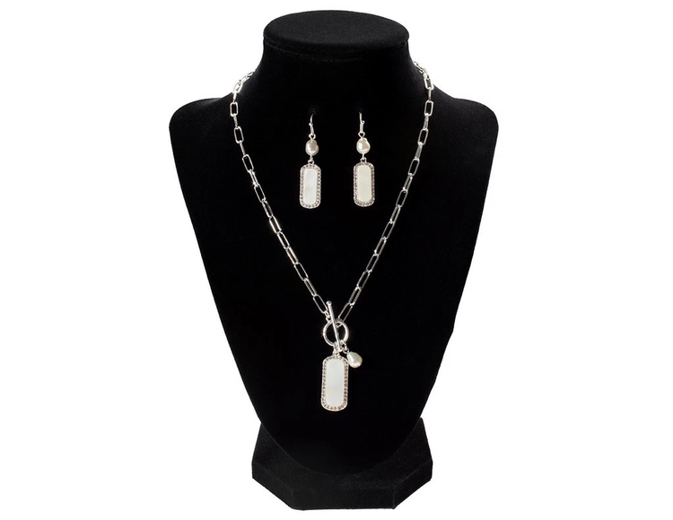 Blazin Roxx White Opal Stones Set
