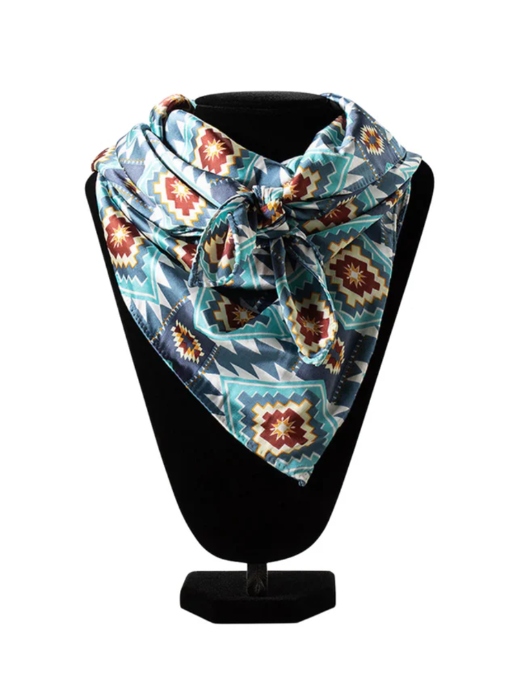 Ariat Accessories Wild Rag Southwest Blue