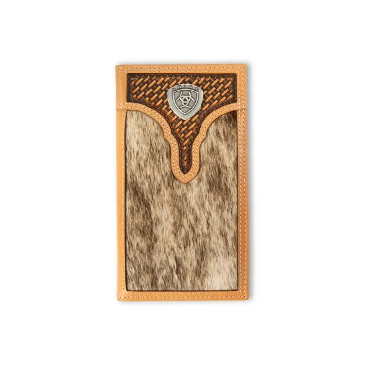 Ariat Accessories Hair On Basket Weave Rodeo Wallet