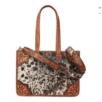 Angel Ranch Hair On Crossbody Tote