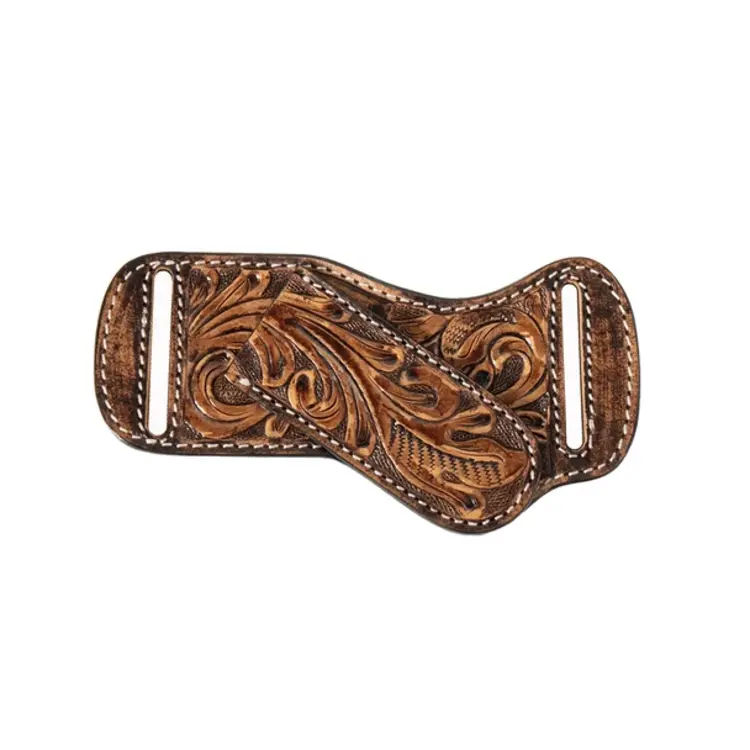 3D Belt Pocket Knife Hand Tooled Sheath